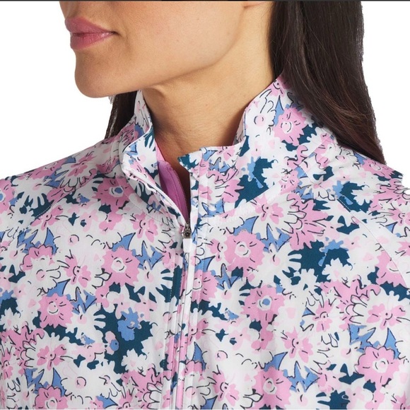 Women's Puma Bloom Full Zip Shell Golf Jacket Windbreaker Size S NWT - Picture 10 of 13